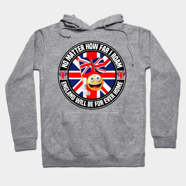 London England Home Sweet Home To A British Ex Pat Hoodie by FirstTees